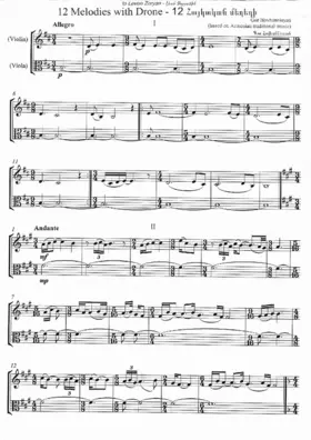 12 Melodies with Drone