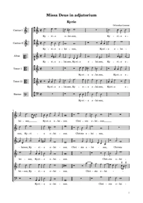 Missa Deus in adjutorium