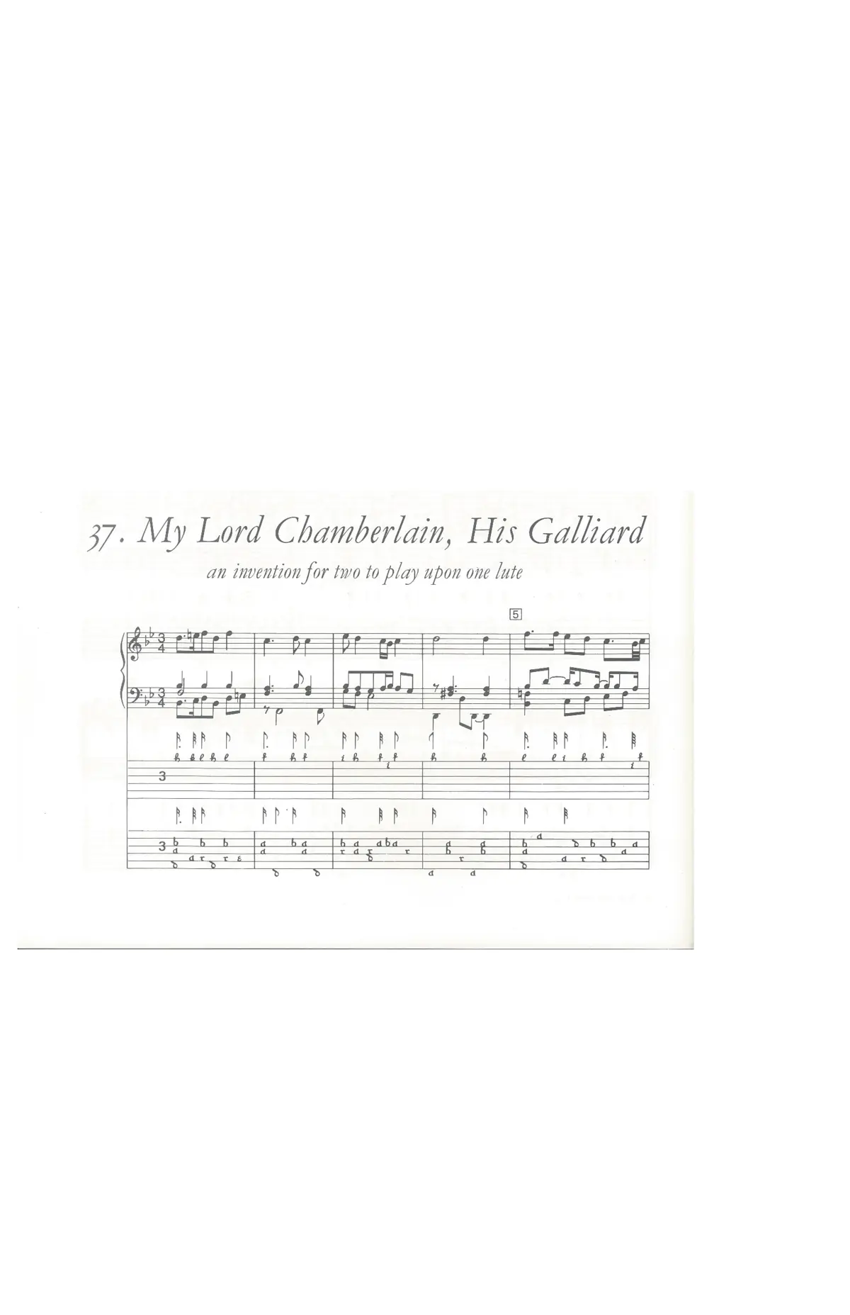 My Lord Chamberlain, His Galliard - Page 1