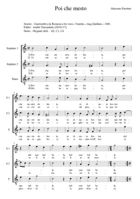 Poi che mesto e dolente