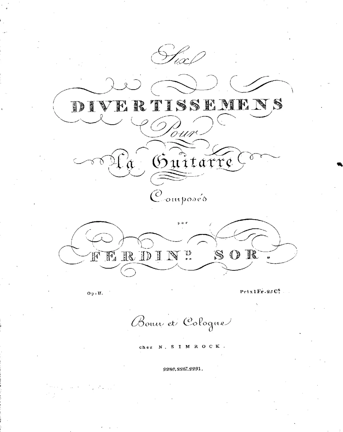 6 Divertissements - Page 1