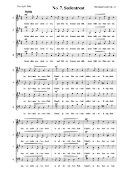 Seelentrost, Op. 21, No. 7