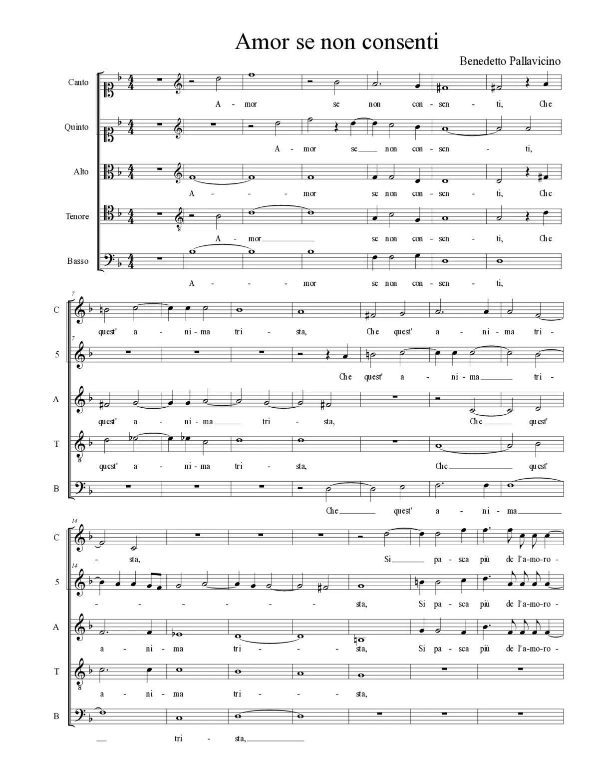 Amor se non consenti - Page 1