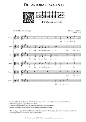 Di pastorali accenti