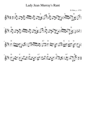 Lady Jean Murray's Rant