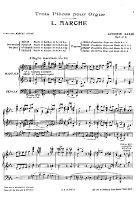 Trois Pièces pour orgue