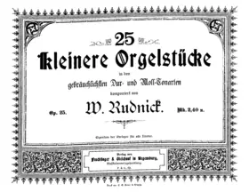 25 Kleinere Orgelstücke