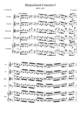 Harpsichord Concerto No.1 in D minor BWV 1052