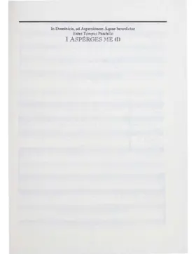 Asperges me (I)