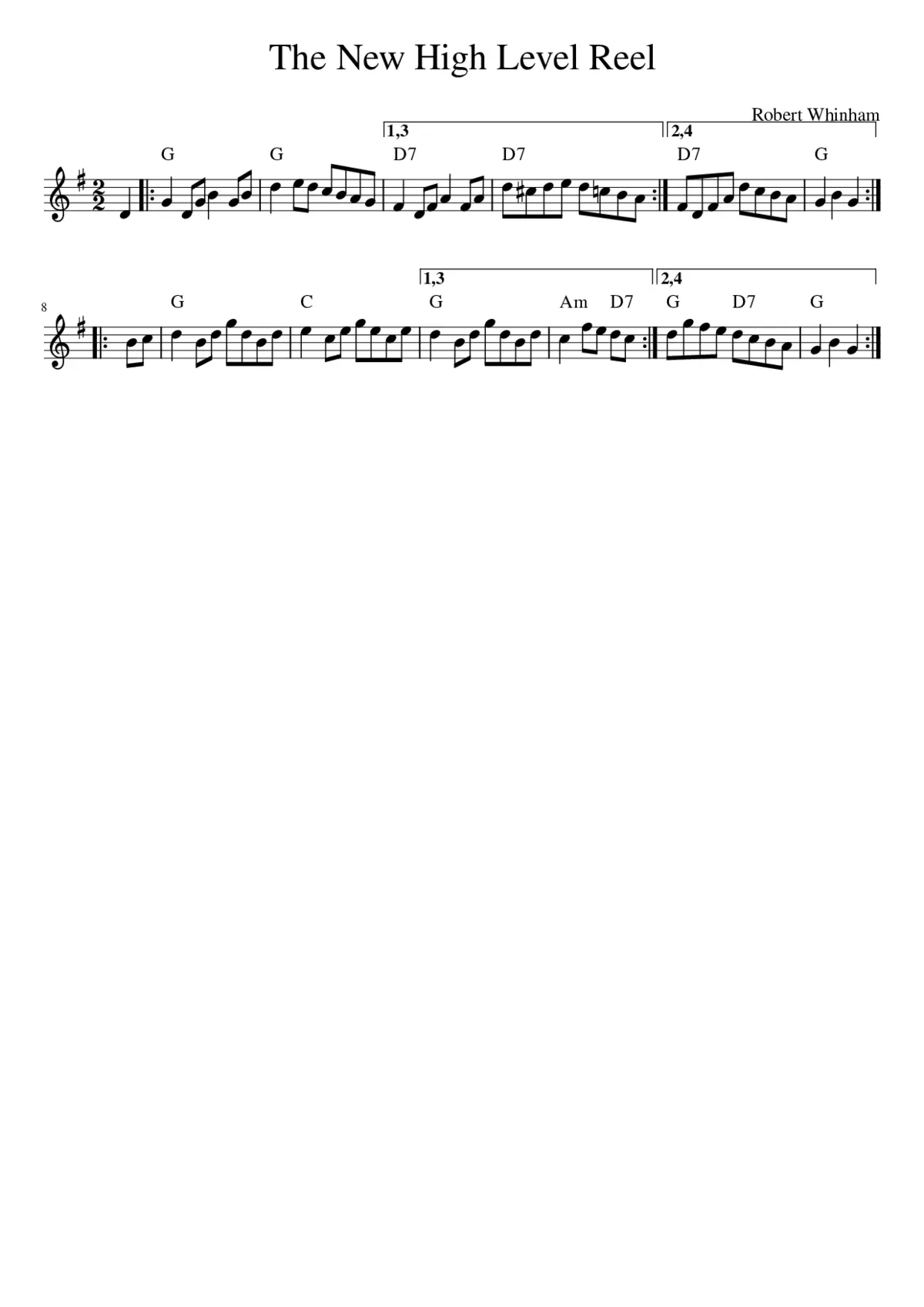 the New High Level Reel - Page 1