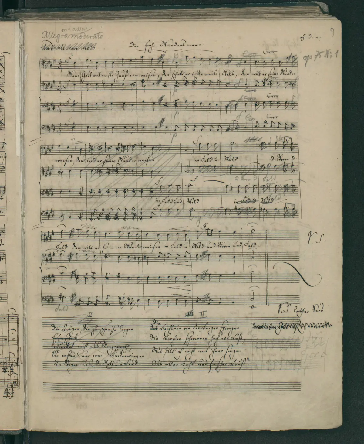 Vier Lieder für vierstimmigen Männerchor - Page 1