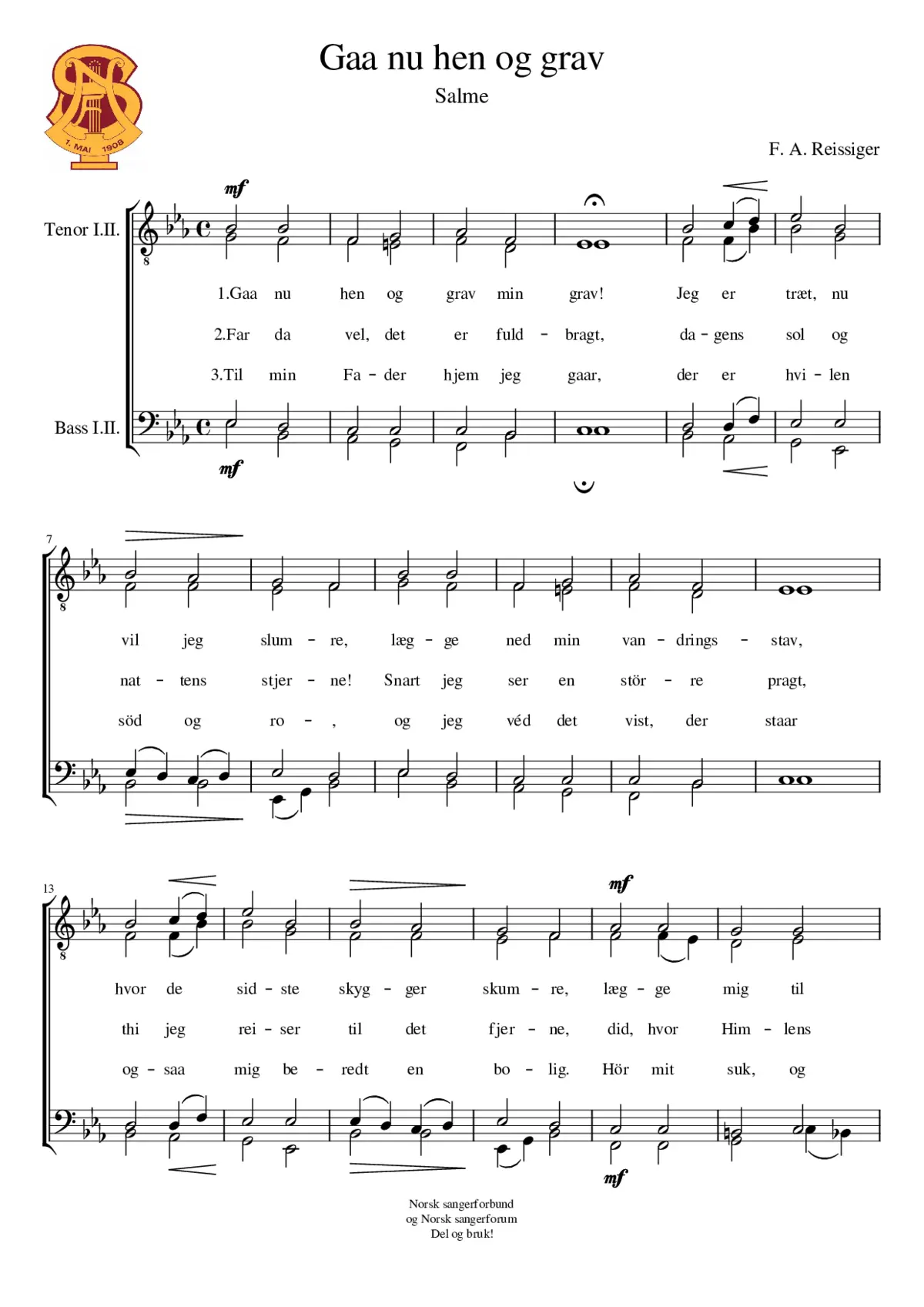 Gaa nu hen og grav - Page 1