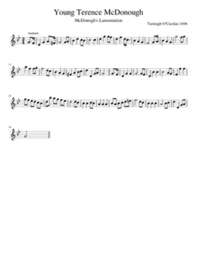 Young Terence McDonough