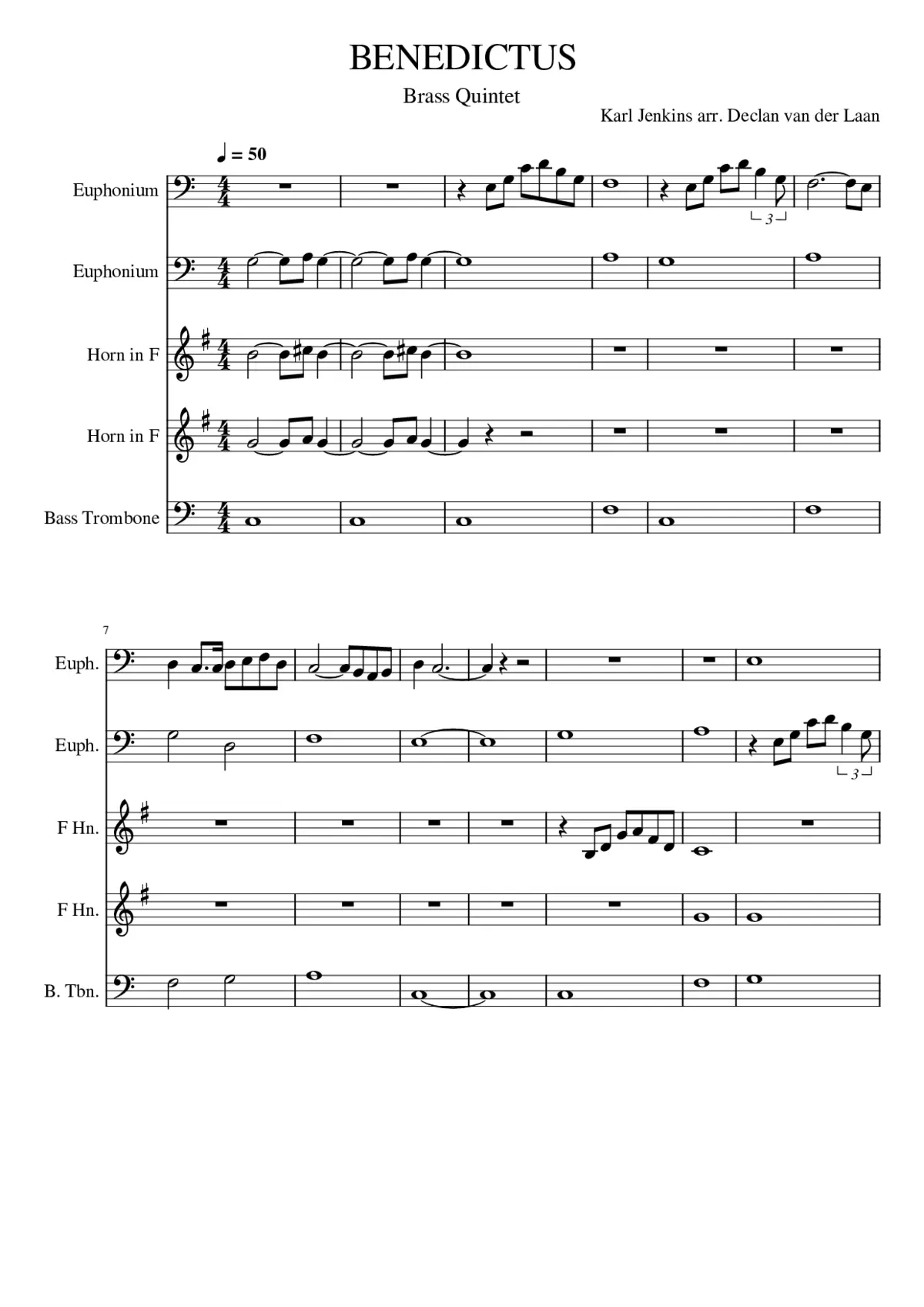 Benedictus - Page 1