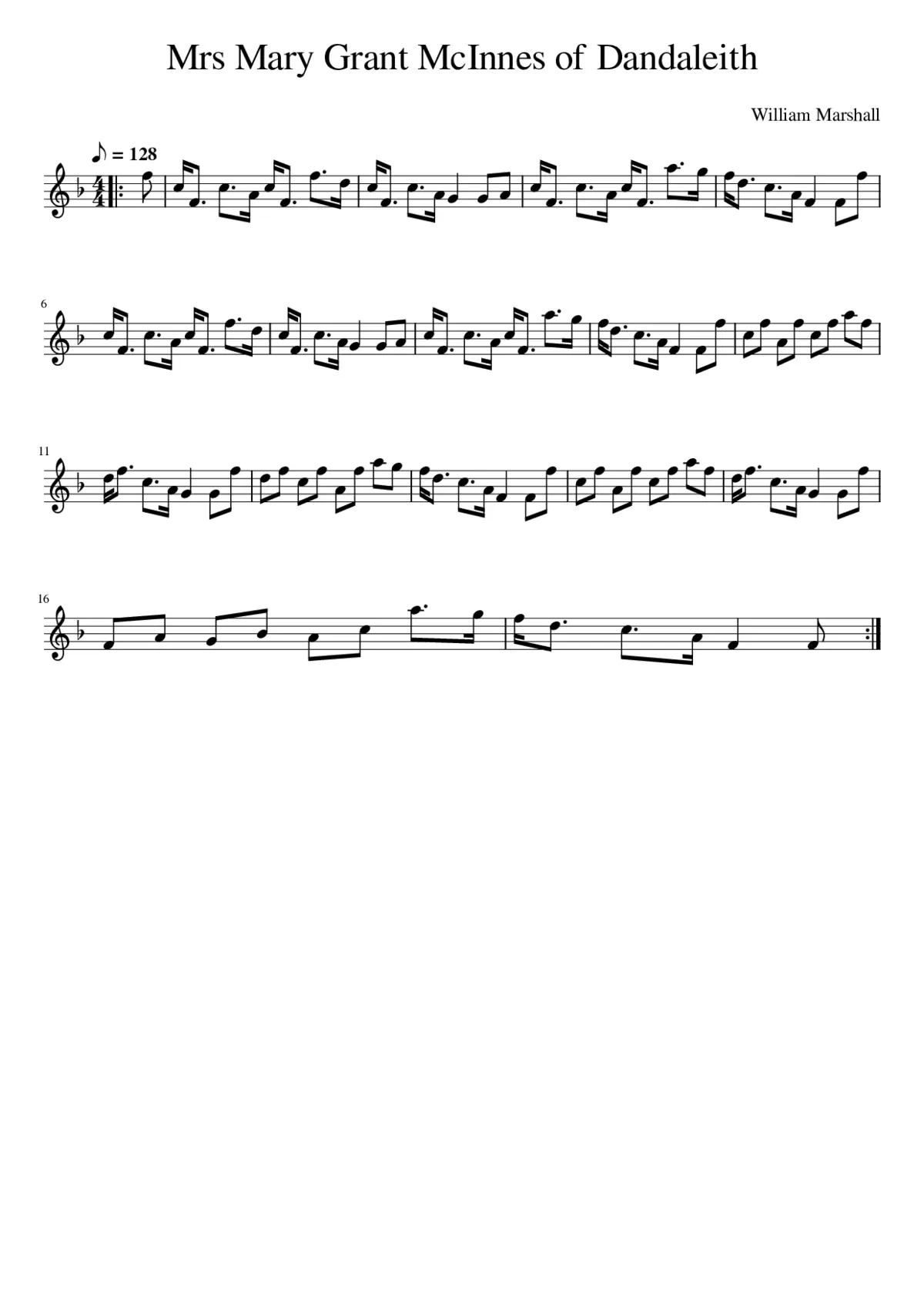 Mrs Mary Grant McInnes of Dandaleith - Page 1
