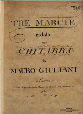 3 Marcie ridotte per Chitarra