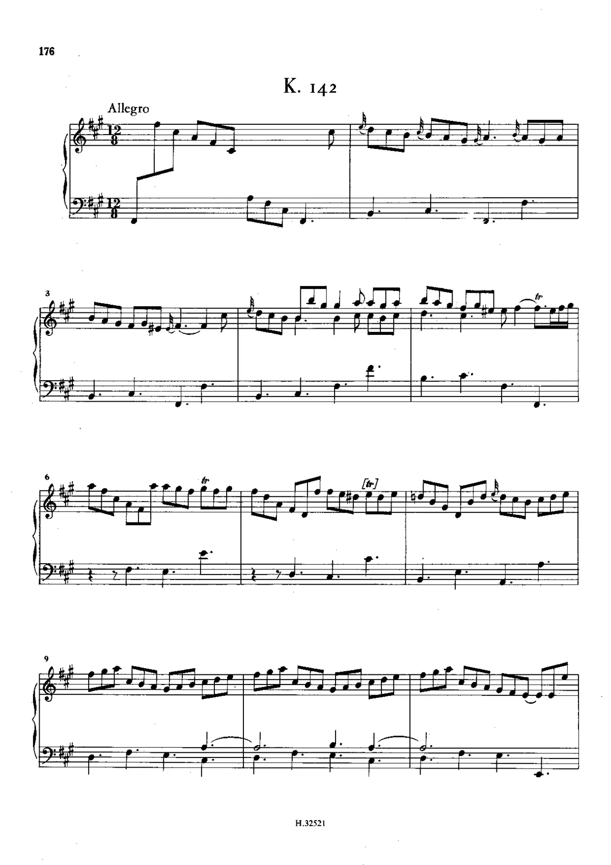 Keyboard Sonata in F-sharp minor - Page 1