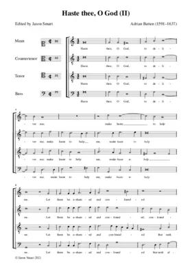 Haste thee, O God II