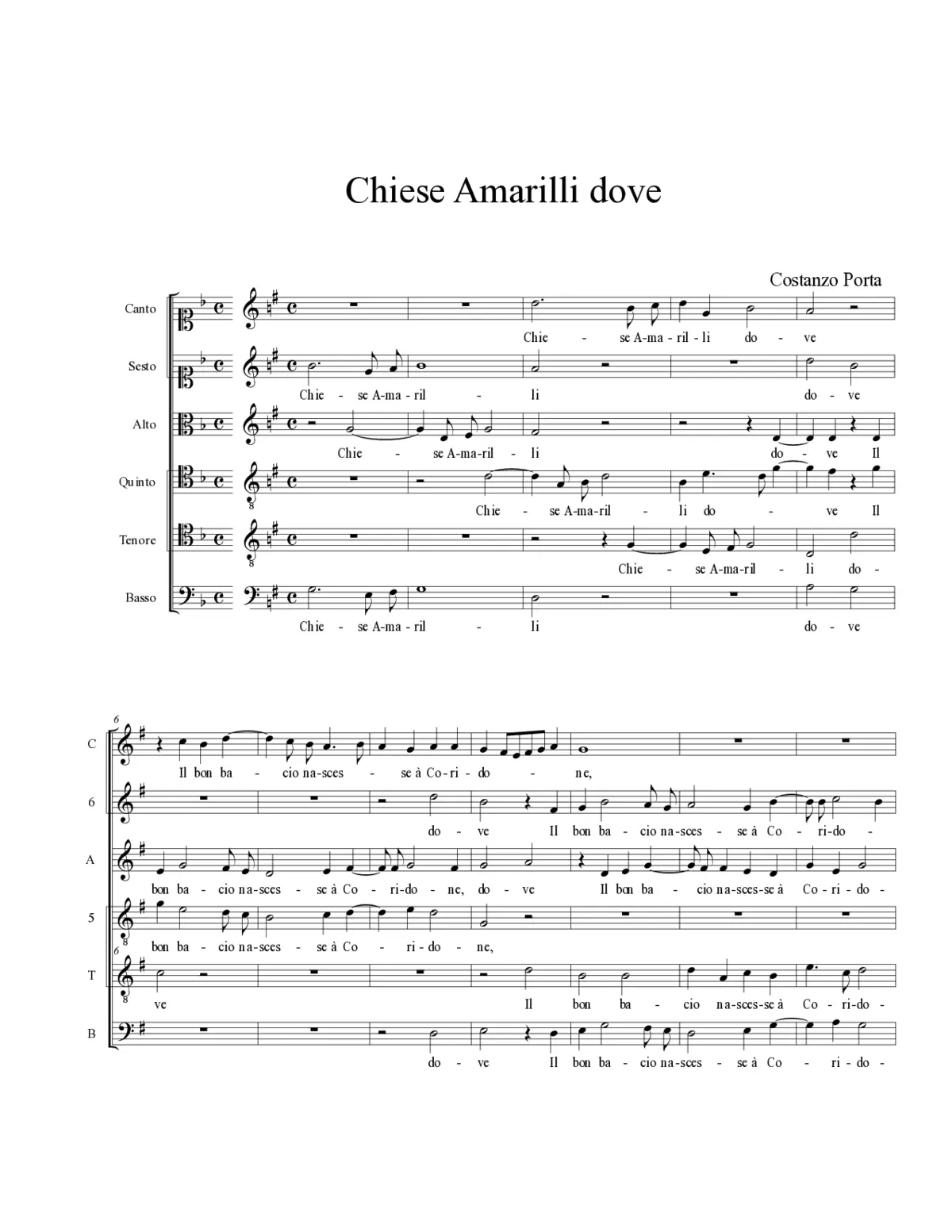 Chiese Amarilli dove - Page 1