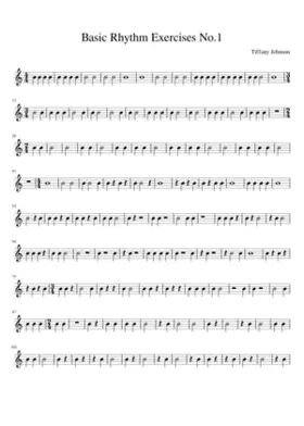 Basic Rhythm Exercises No 1