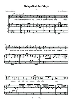Kriegslied des Mays