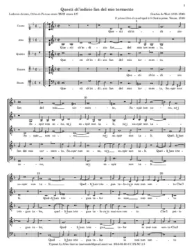 Questi ch'indizio fan del mio tormento