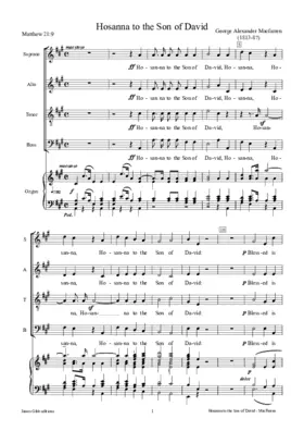 Hosanna to the Son of David