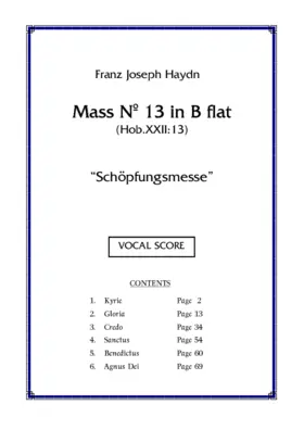 Schöpfungsmesse (Mass no. 13 in Bb Major)