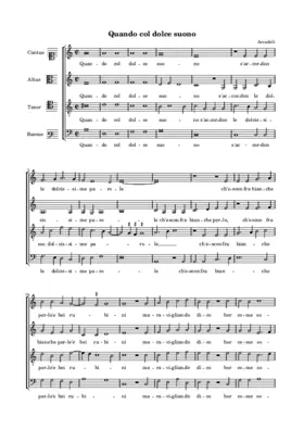 Quando col dolce suono