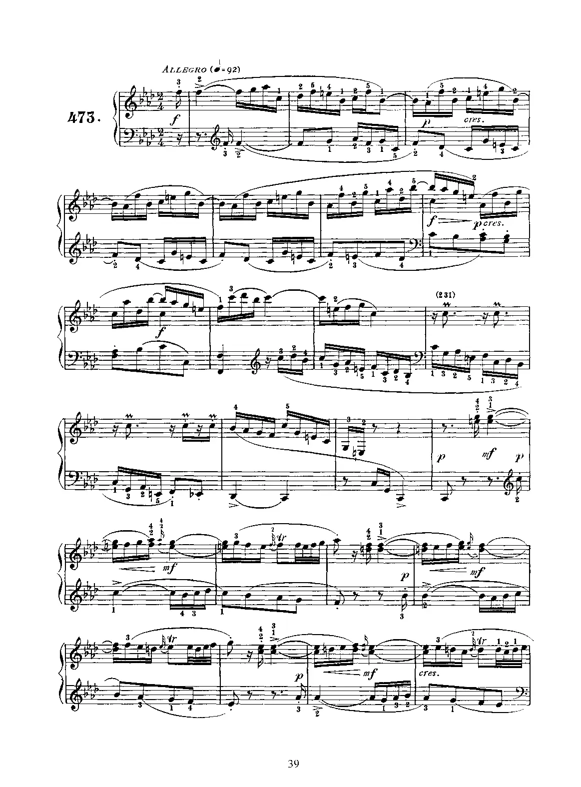 Keyboard Sonata in F minor - Page 1