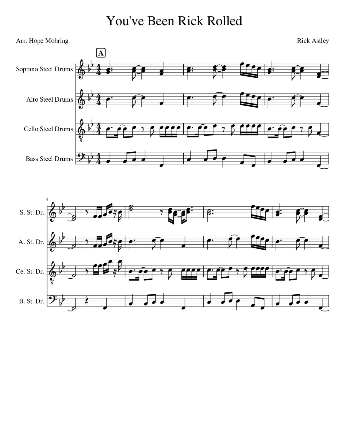 Never Gonna Give You Up - Page 1