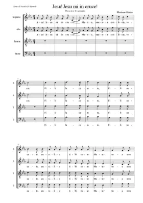 Jesu mi in cruce