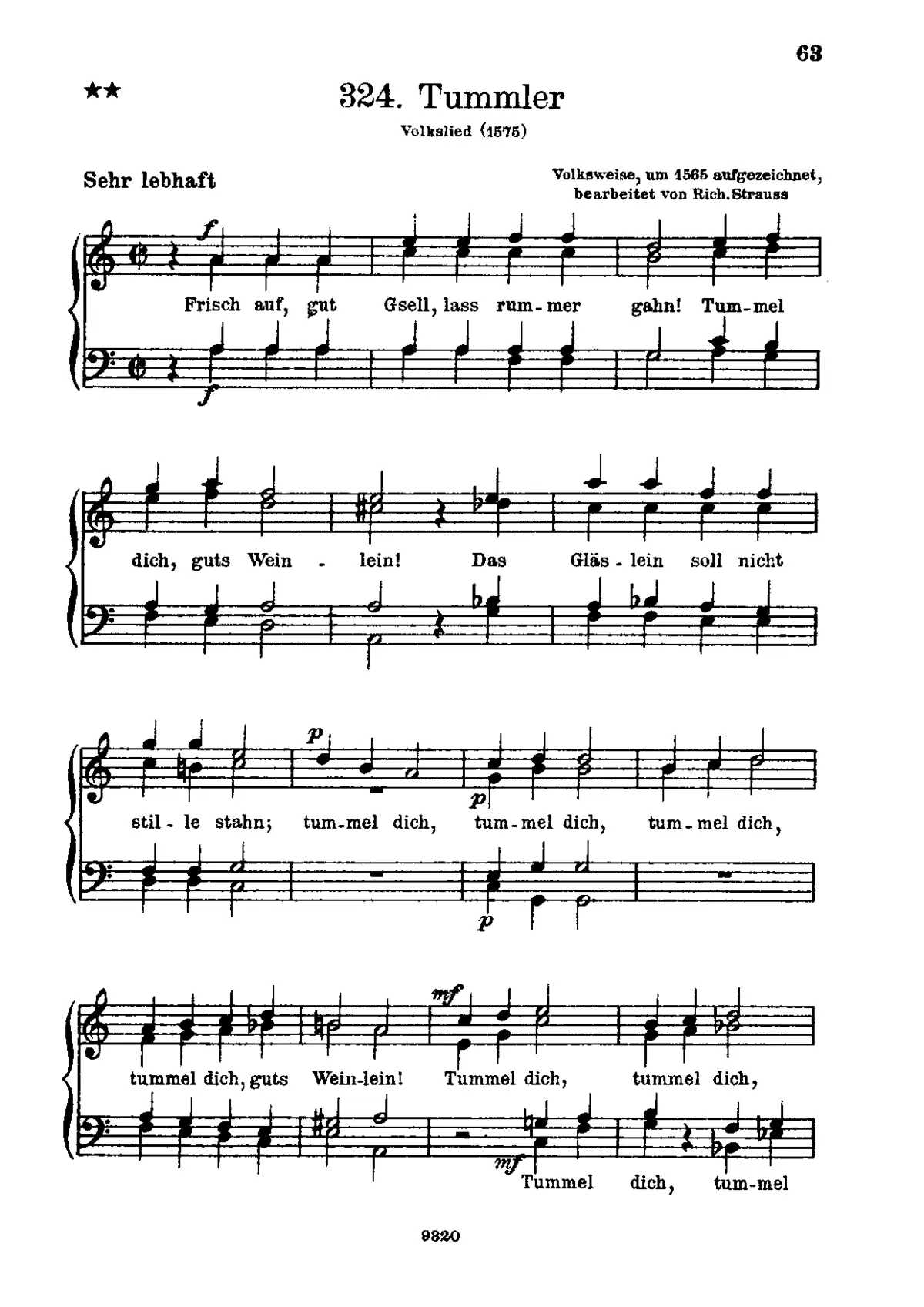 6 Volksliedbearbeitung - Page 1