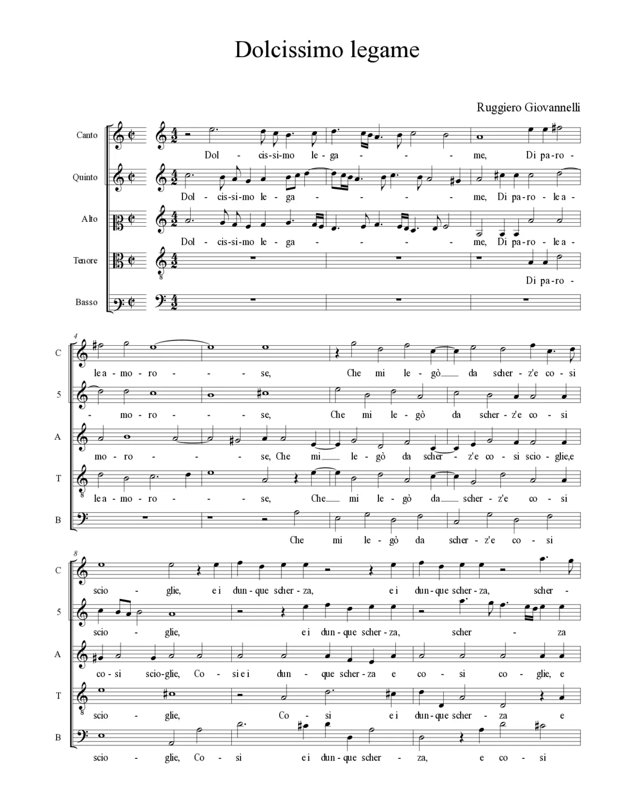 Dolcissimo legame - Page 1