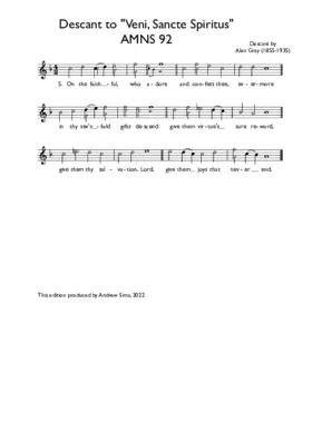 Veni Sancte Spiritus