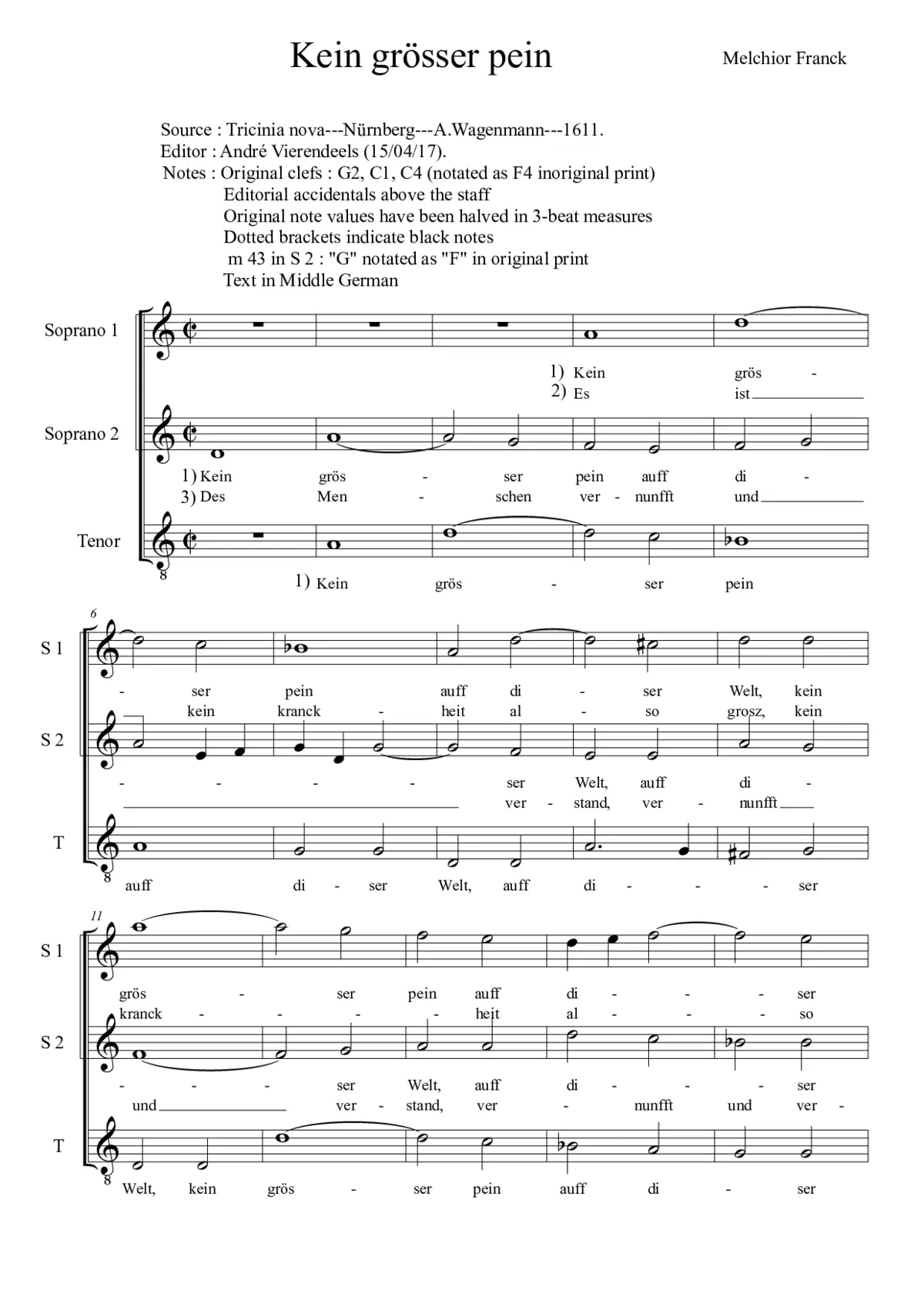 Kein grösser Pein - Page 1