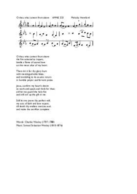 O thou who camest from above