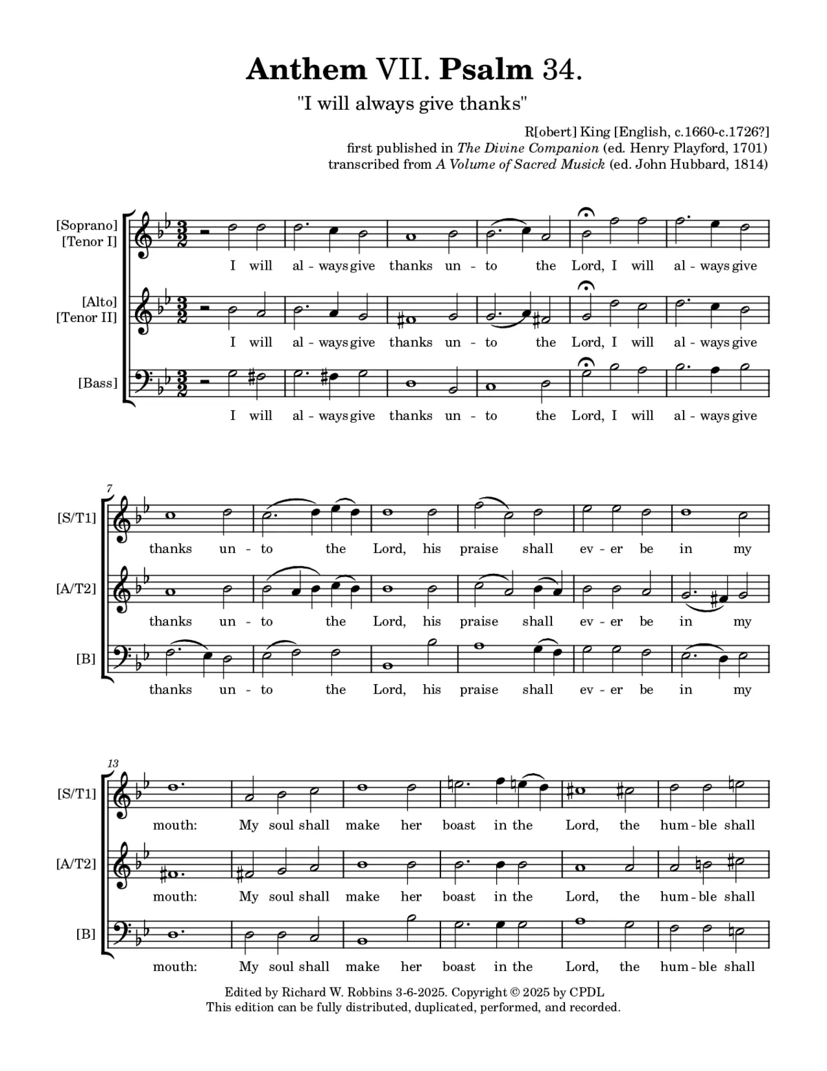 I will always give thanks - Page 1