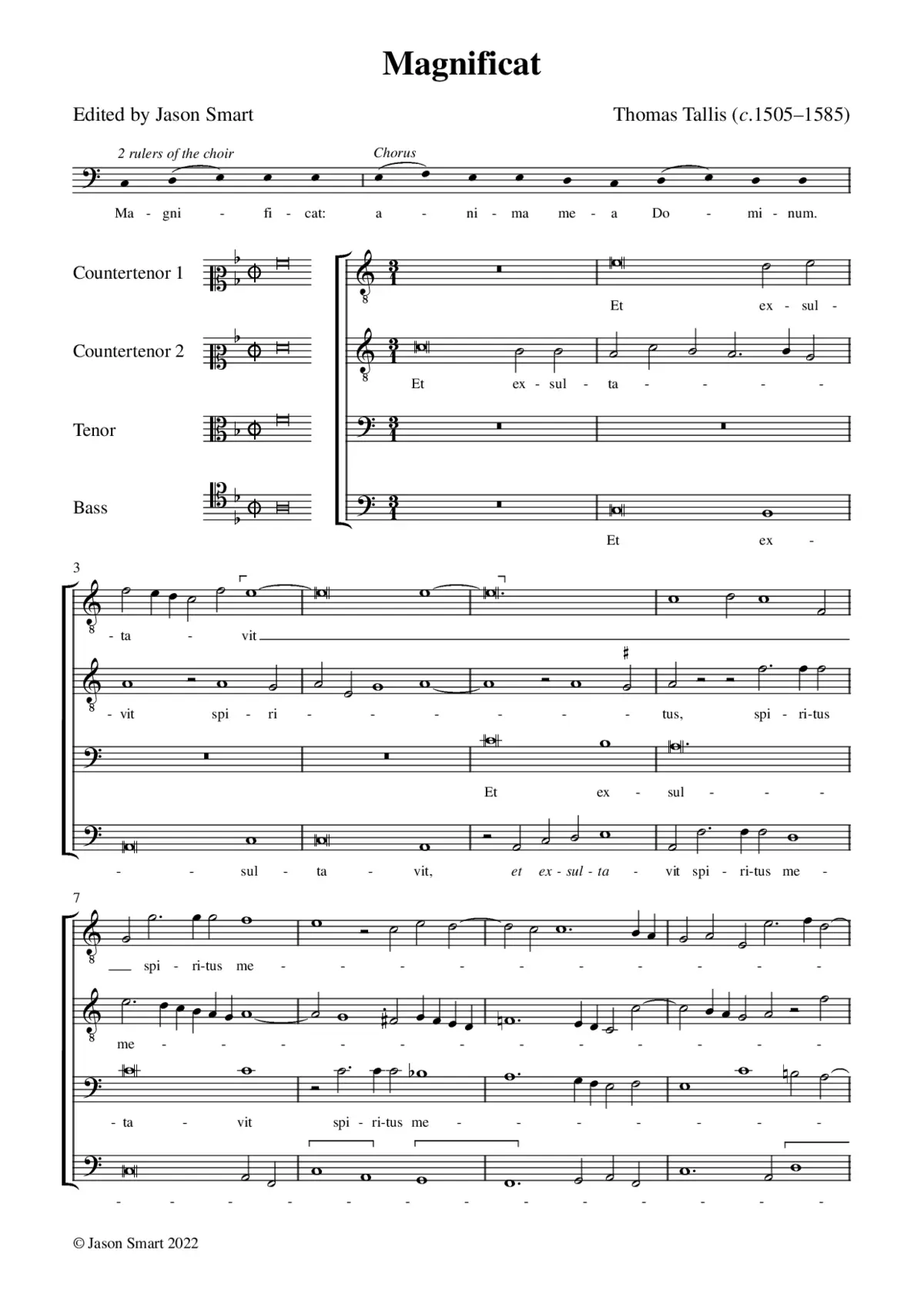 Magnificat - Page 1