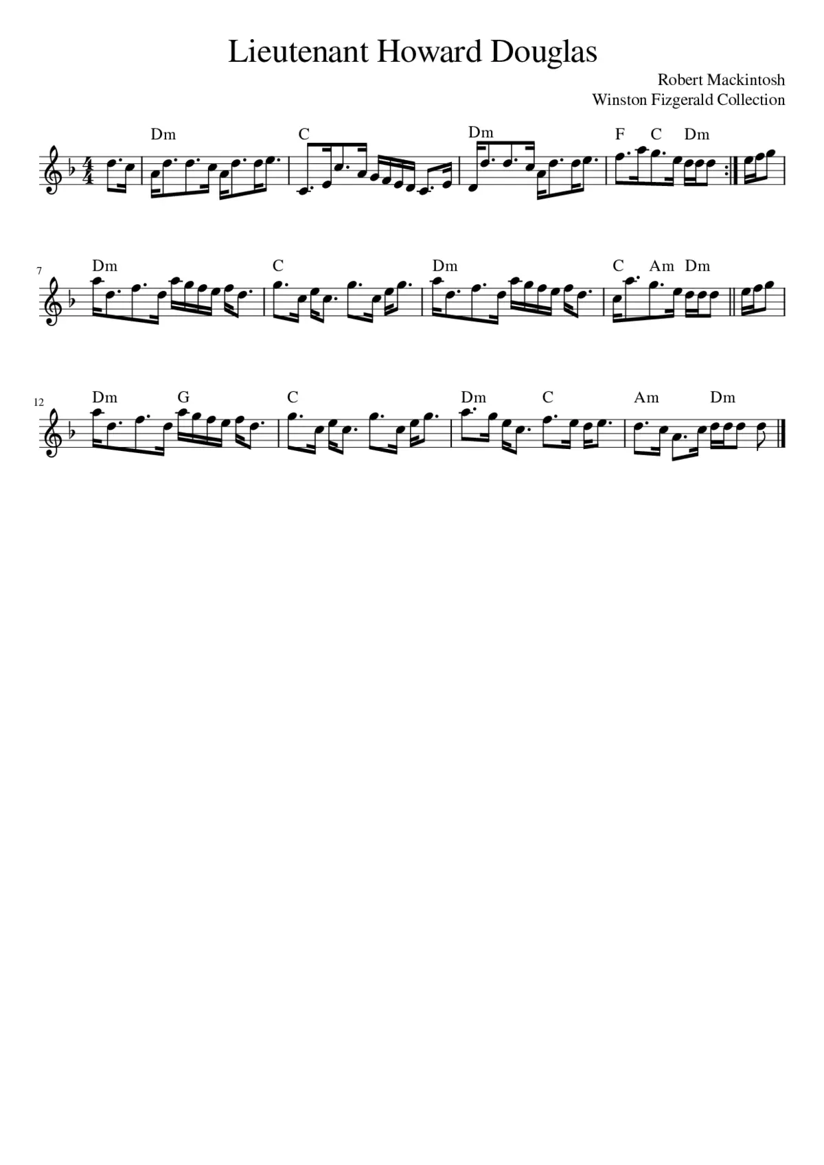 Lieutenant Howard Douglas - Page 1