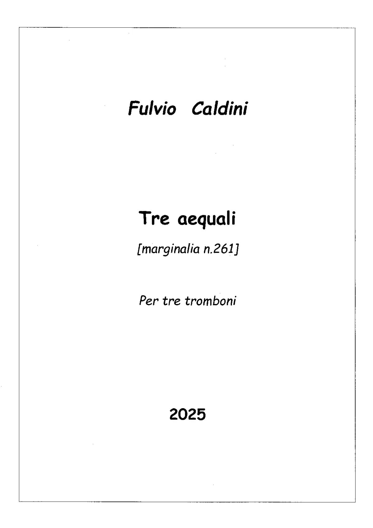 3 Aequali - Page 1