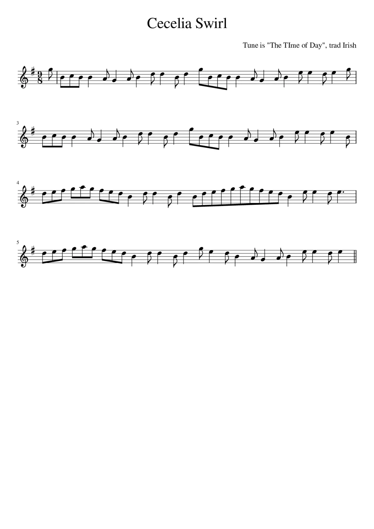 Cecelia Swirl - Page 1