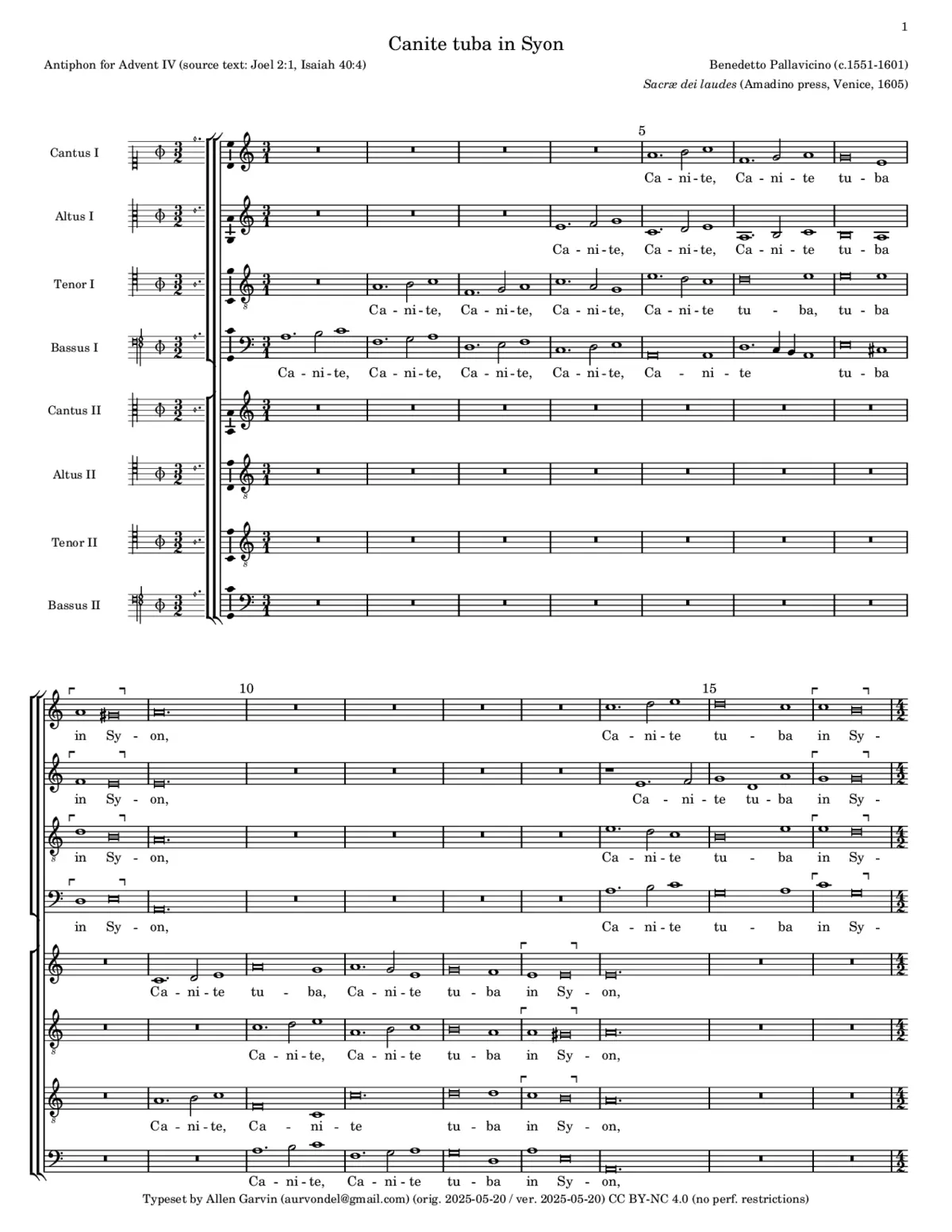 Canite tuba - Page 1