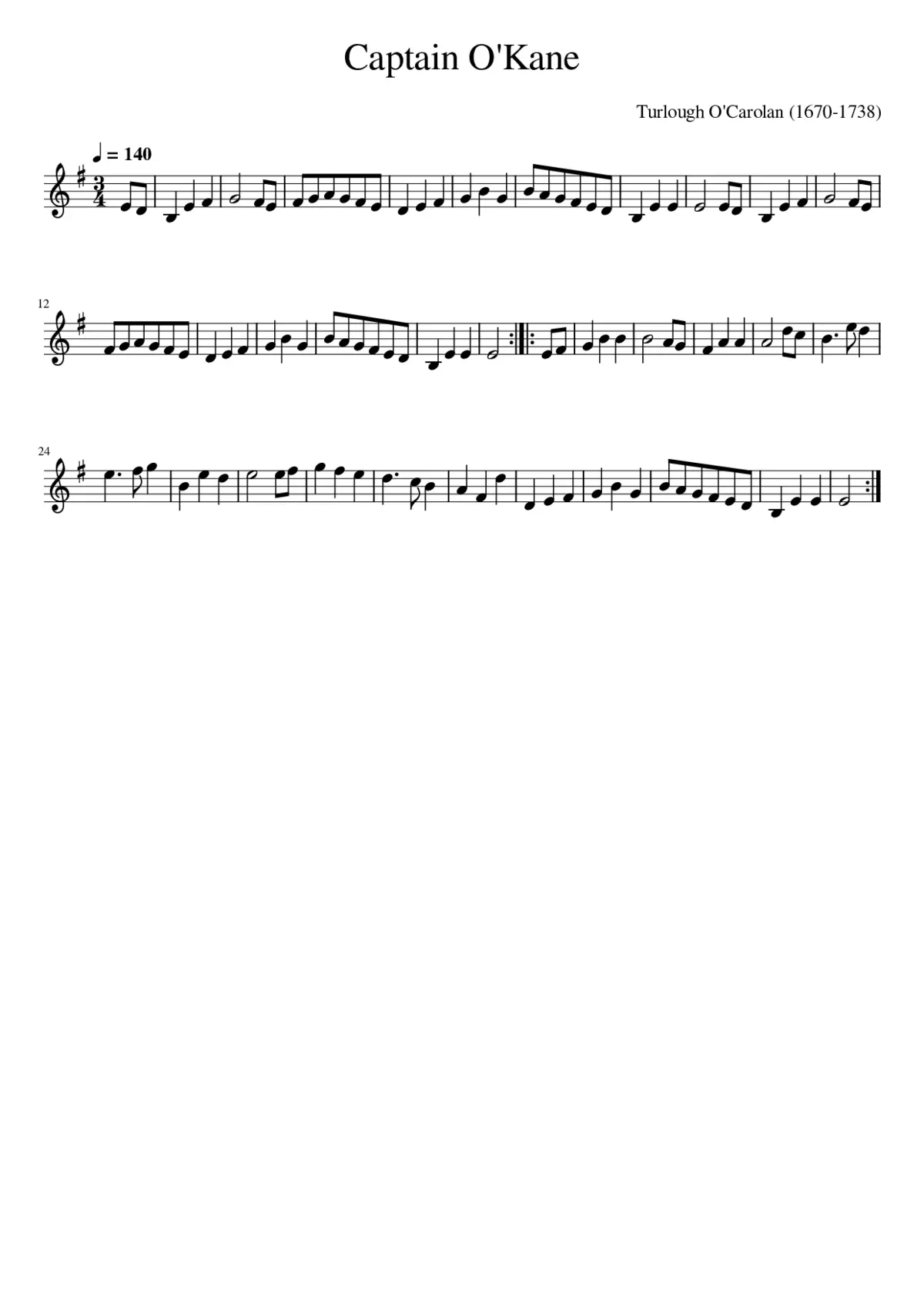 Captain O'Kane - Page 1