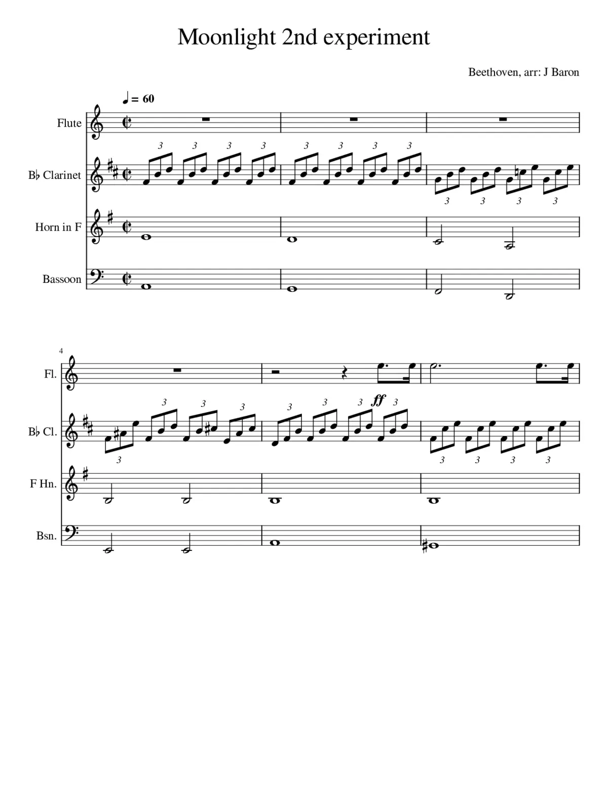 Piano Sonata No.14 Op.27 No.2 - Page 1