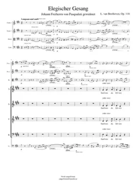 Elegischer Gesang Op.118