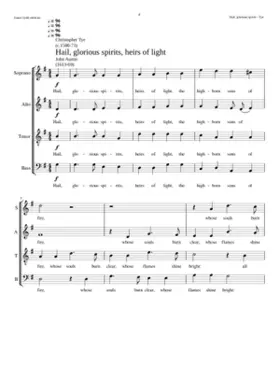 Hail Gloious Spirits