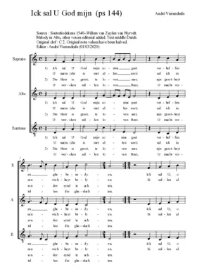 Ic sal u God mijn coninc