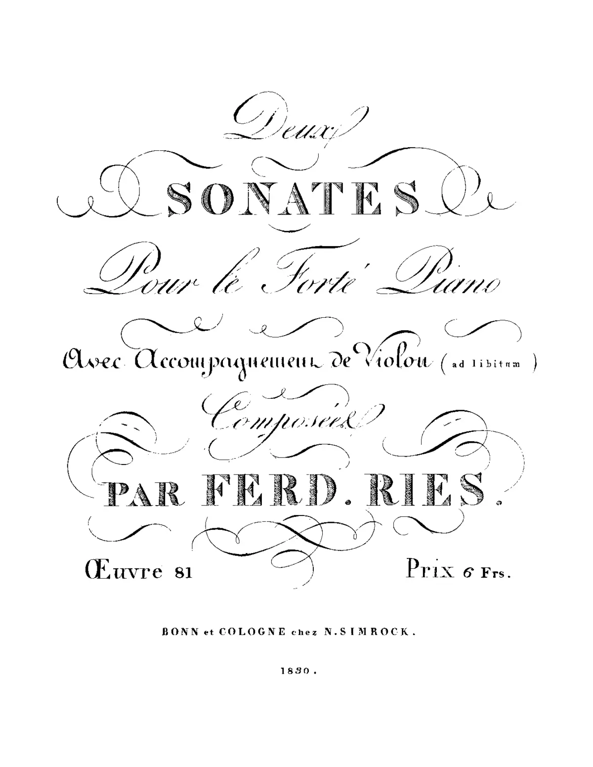 2 Violin Sonatas - Page 1