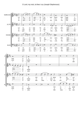 O Lord my rock to thee I cry